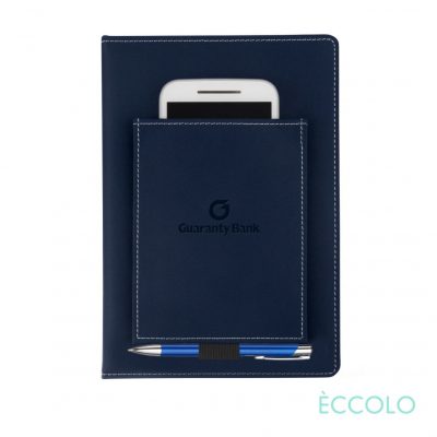 Eccolo® Austin Journal/Clicker Pen - (M) Navy Blue-1