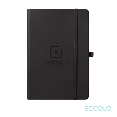 Eccolo® Cool Journal - (M) 5¾"x8¼" Black-1