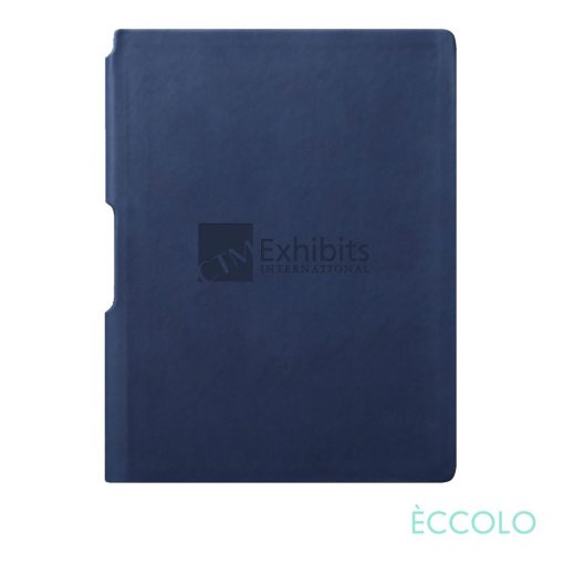 Eccolo® Groove Journal - (M) 5¾"x8¼" Navy Blue-1