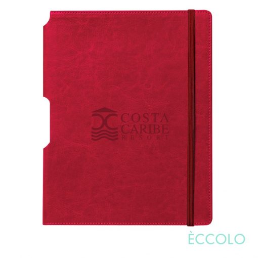 Eccolo® Rhythm Journal - (L) 7"x9¾" Red