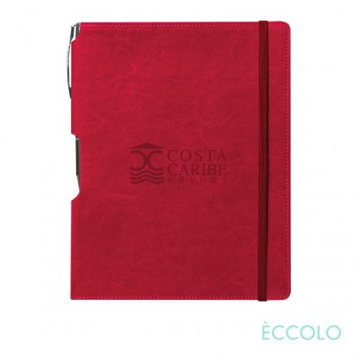 Eccolo® Rhythm Journal/Clicker Pen - (M Red