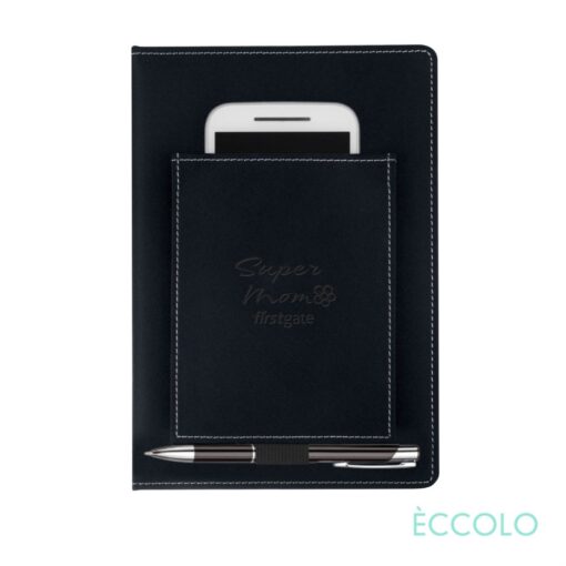 Eccolo® Austin Journal/Clicker Pen - (M) Black-2