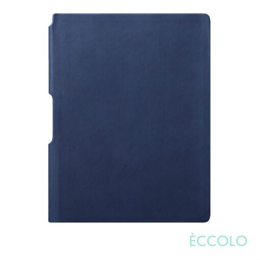 Eccolo® Groove Journal - (M) 5¾"x8¼" Navy Blue-2