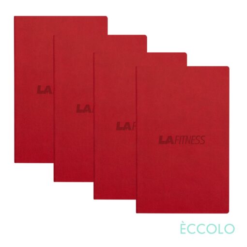 Eccolo® Single Meeting Journal - Pack of 4 Red-1