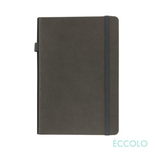 Eccolo® Memphis Journal w/Elastic Pen Loop - (M) 5 3/4 "x 8 1/4" Gray-2