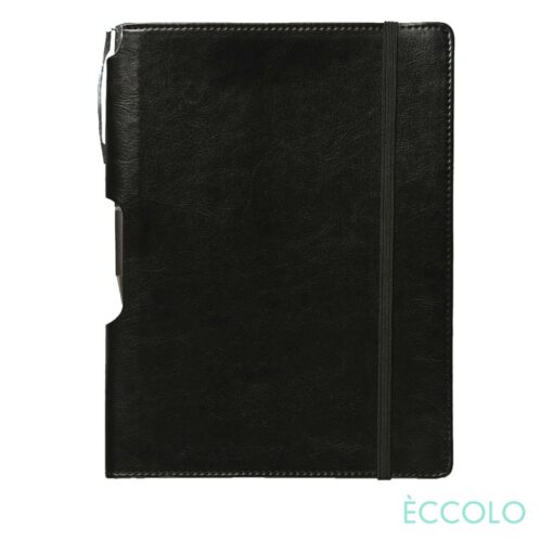 Eccolo® Rhythm Journal/Clicker Pen - (L) Black-2