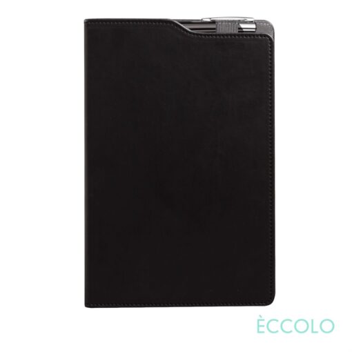 Eccolo® Soca Journal/Clicker Pen - (M) Black-2