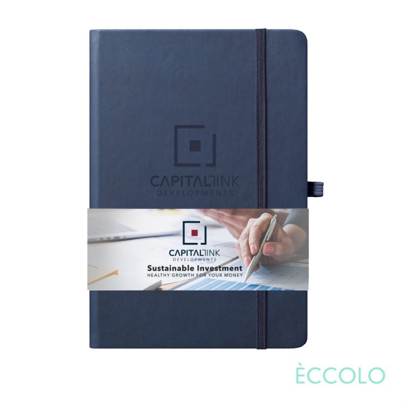 Custom Eccolo® Cool Journal/Clicker Pen Gift Set - (M) - 7