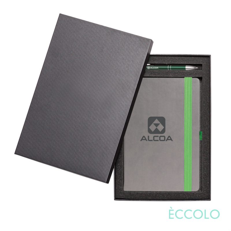Custom Eccolo® Salsa Journal/Clicker Pen Gift Set - (M) - 2