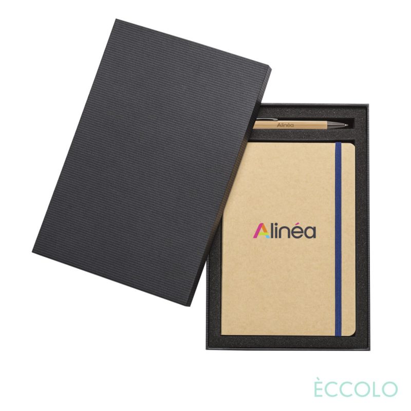 Custom Eccolo® Krafty Journal/Lucky Pen Gift Set - 2